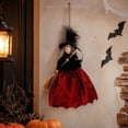 thumbnail image 4 of Halloween Witch Hanging Ornament, Funny 3D Broom Pendant for Door Wall, Spooky Bar Party Decor Accessory for Halloween Celebration, Red, 4 of 4