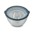 thumbnail image 3 of Thyme & Table 6-Piece Nesting Mixing Bowl Set with Easy Grip Transparent Lids - Blue, 3 of 8