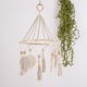 thumbnail image 5 of Tapiz colgante de macramé para colgar en pared, bor de hojas para Zulema Macramé Tela decorativa, 5 of 8