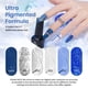 thumbnail image 3 of Set de esmaltes de uñas en gel Beetles White Glitter azul marino x6, 3 of 7