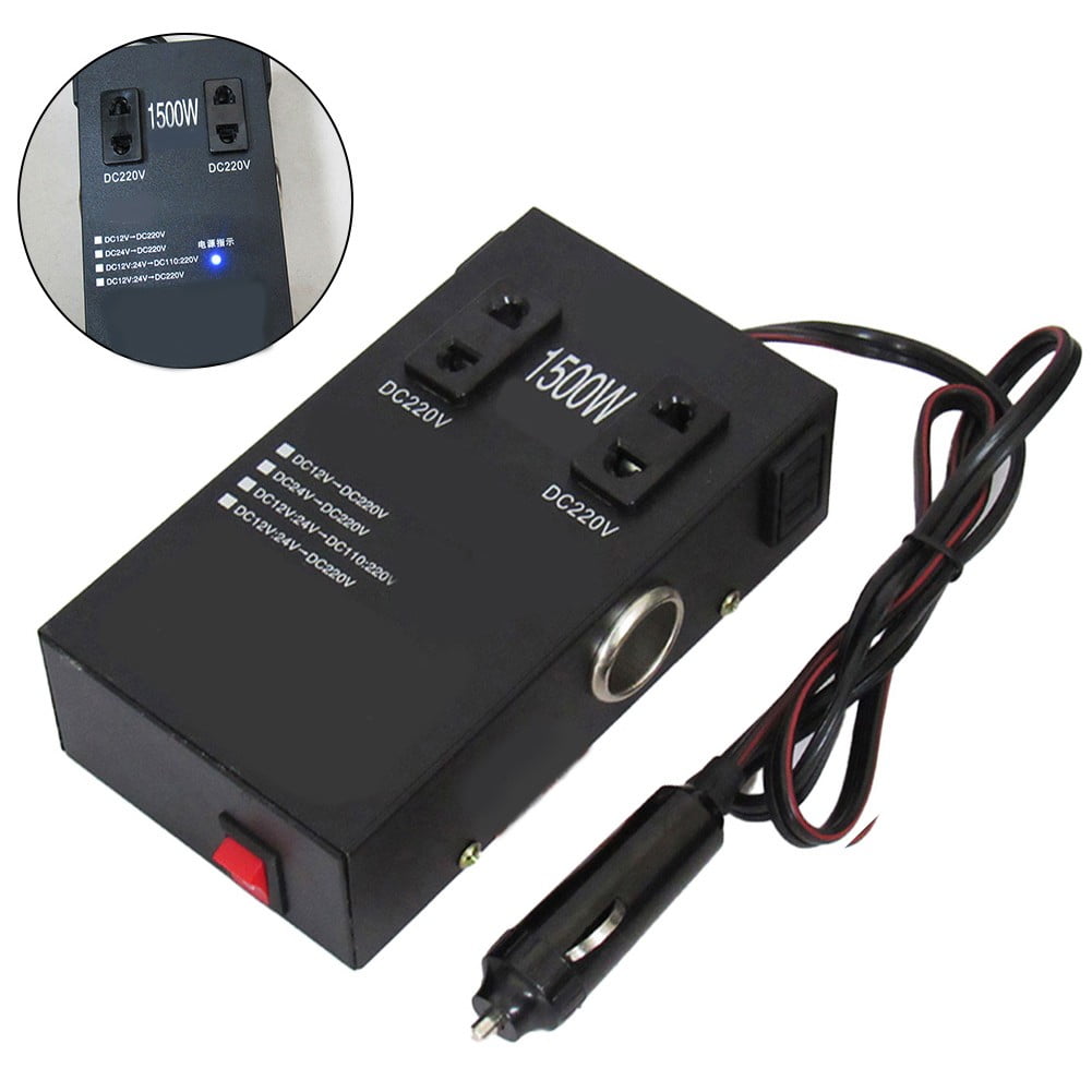Diluopei 200W Converter Power Inverter Dc 12V/24V To Dc 110V/220V Invertor Ports Adapter
