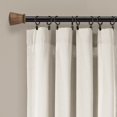 thumbnail image 2 of Panel de cortina de ventana Lush Decor 16T007777 color Blanco roto 40X108, 2 of 2