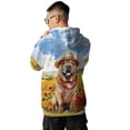 thumbnail image 5 of Vintage Chinese Shar-Pei Says Hello Mother's Day Summer Sunflower Field All Over Print 3D Hoodie Unisex Merch Hoodies Dog Lover - 12005, 5 of 6