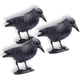 thumbnail image 1 of 3 cuervos de plástico, usa palos y patas para repeler palomas, espantapájaros, cebo de caza Ormromra MZQ-0854, 1 of 4