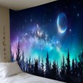thumbnail image 2 of Tapiz de pared Forest Moon Room Aesthetic, 150 x 130 cm, microtela, 2 of 2