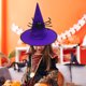 thumbnail image 1 of Sombrero de Bruja de Halloween, Accesorios de Disfraz de Maquillaje, Sombrero de Bruja de Araña No Tejido, Sombrero de Fiesta para Niños y Adultos, 1 of 5