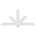thumbnail image 4 of 84"W x 38 1/2"H x 4"D x 6"F, 11/12 Pitch, Kennewick Architectural Grade PVC Gable Bracket, 4 of 8