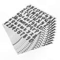 thumbnail image 3 of Black Adhesive Vinyl Stickers, 720 Pcs Letter & Number Decals for DIY Projects, Home Decor, Doors, Windows (10 Sheets), 3 of 5