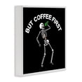 thumbnail image 3 of Stupell Industries But Coffee First Skeleton White Framed Giclee Art design by Jedco Brands, Inc., 12 x 12, 3 of 8