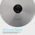 thumbnail image 2 of Caynel Floor Standing Wipe Dispenser with Built-in Trash Receptacle, Stainless Steel, Silver, 2 of 5
