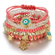 thumbnail image 5 of Set de Pulseras Malubero 4 Pulseras de Amistad Cuentas Boho y Multicapa, 5 of 5