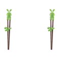 thumbnail image 1 of sweethay 1 par de palillos para niños, suministros de cocina, juego de vajilla, palitos de aprendizaje antideslizantes para niños pequeños Type2 NO2, 1 of 6