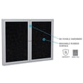 thumbnail image 3 of Ghent's 36" x 30" 1 Door Enclosed Rubber Bulletin Board in Multi-Color, 3 of 6