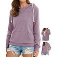 thumbnail image 4 of Women's Maternity Nursing Tops Hoodie Fleece Breastfeeding Shirts Clothes, 4 of 5