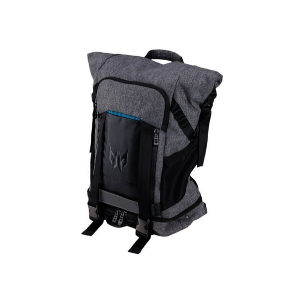 Acer Predator Rolltop Notebook carrying backpack 15.6 gray for Predator Helios 300 Predator Triton 300 500