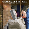 thumbnail image 2 of Machine à Expresso Portable Mini Machine à Café de Voyage Rechargeable Auto-Chauffante pour Voiture Petite Machine à Expresso, 2 of 6
