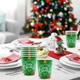 thumbnail image 6 of Christmas Themed Party Supplies - Disposable Paper Cups & Plates with Christmas Tree Design, Festive Tableware Set for Multi-Person Gatherings & Holiday Parties, 6 of 6