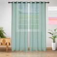 thumbnail image 1 of Meteorite Sheer Panel Curtains (Set Of 2), Sea Foam, 1 of 4