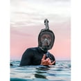 thumbnail image 7 of 1 Set Full Face Snorkel Mask, Comes With 1 Pair Of Ear Plugs, Utilizes Latest Dry Top System, Foldable 180 Degree Panoramic Snorkel Mask With Camera Mount, Safe Breathing, 7 of 7