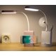 thumbnail image 2 of Lámpara de escritorio rosa para niños, lámpara de escritorio LED táctil regulable, 3 niveles de brillo, lámpara de escritorio con forma de animal recargable, inalámbrica, portalápices y soporte, 2 of 5