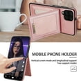 thumbnail image 2 of Mantto for Samsung Galaxy A12 5G Case,Luxury Synthetic Leather Back Shell Cover Phone Case with Card Holder Kickatand Compartment for Samsung Galaxy A12 5G, Rosegold, 2 of 6