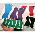 thumbnail image 4 of LiteMark 7" Durable Heavy Duty Vinyl Barefoot Footprint Floor Marking Decals - Pack of 12- Black, 4 of 8