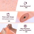 thumbnail image 3 of Waterproof Membrane 17 inch x 150Ft Polyethylene Membrane 213Sq Ft, Orange, 3 of 5