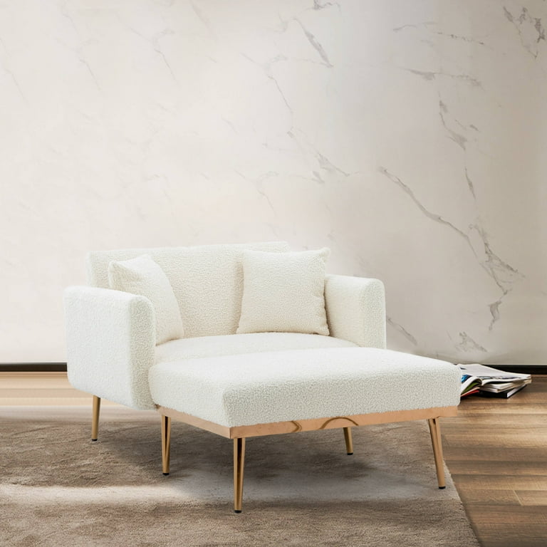 White indoor chaise lounge hotsell