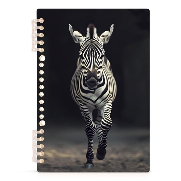 Zebra Spiral Journal Notebook College Ruled Notebook 8.3" x 5.7" A5 Lined Thick Paper Page