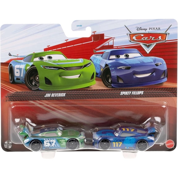 Disney / Pixar Cars Metal Jim Reverick & Spikey Fillups Diecast Car 2-Pack