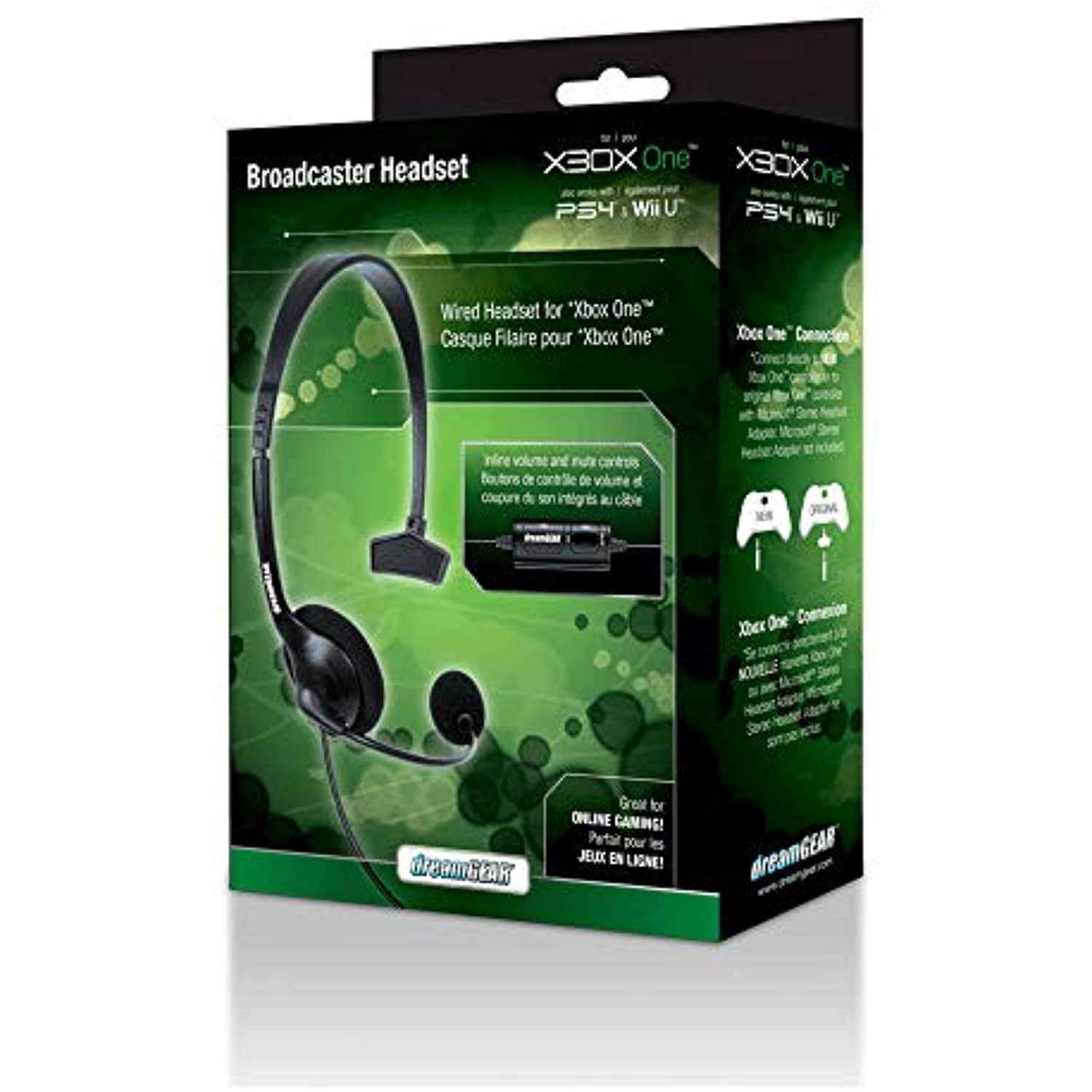 dreamGEAR Broadcaster Wired Headset for 