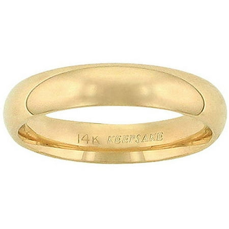Keepsake 14kt Yellow Gold 4.5mm Comfort Fit Band