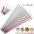 thumbnail image 2 of 1PCS 2MM-8MM Long Tunisian Afghan Crochet Hooks Aluminum Knitting Needles 10.6", 2 of 8