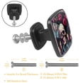thumbnail image 3 of 4 Pcs Cabinet Handle Drawer Pulls Skull Butterfly Knobs with Screws Square Furniture Office Cabinet Knob Decoration, 3 of 7