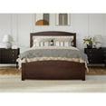 thumbnail image 3 of AFI Warren Solid Wood Traditional Full Bed with Footboard in Walnut, 3 of 12