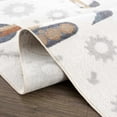 thumbnail image 6 of Hauteloom Mochi Kids Room, Nursery Machine Washable Area Rug - Construction Vehicles Machines - Cream, Brown, Beige - 6'7" x 9', 6 of 8