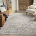 thumbnail image 2 of Nourison Timeless Classics Vintage Medallion Indoor Rug Ivory Blue 8'6" x 11'4", 2 of 7