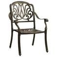 thumbnail image 2 of vidaXL 3 Piece Bistro Set Cast Aluminium Bronze, 2 of 5