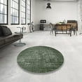 thumbnail image 4 of Ahgly Company Machine Washable Indoor Rectangle Industrial Modern Camouflage Green Area Rugs, 3' x 5', 4 of 7