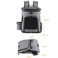 thumbnail image 3 of Pet Carrier Backpack for Large Small Cats and Dogs Puppies Safety Features and Cushion Back, 3 of 8