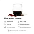 thumbnail image 3 of TOSSWARE POP 14oz Vino Verres à Vin en Plastique Recyclables Incassables (Ensemble de 252), 3 of 5