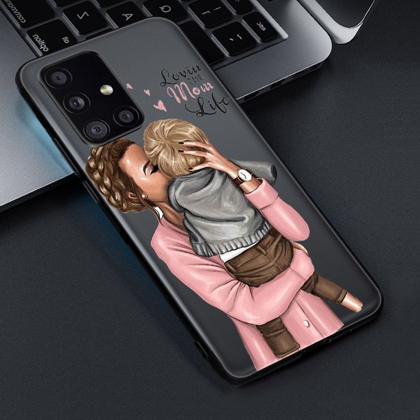 Super Mom-funda de teléfono para bebé, carcasa trasera de TPU suave para Samsung S22 Ultra S20 S21 FE S10 5G S9 S8 Plus S10e NOTE 20 10 Lite 9 8 qiuyongming unisex