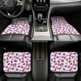 thumbnail image 6 of Uemuo Car Floor Mats - Orchids Flowers Pattern Carpet Floor Mats for Cars, Auto Accessories Front & Rear Car Floor Foot Mat Sets of 4 Pieces, 6 of 6