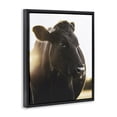 thumbnail image 2 of Stupell Industries Farmhouse Bessie The Cow Portrait Black Floating Frame Canvas Art, 17 x 21, by Leah Straatsma, 2 of 8