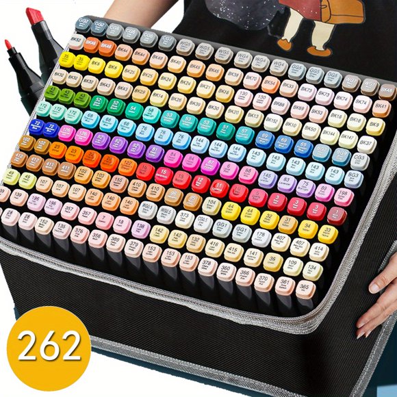 Hot 262/204/168/120/100/80/60/48/36/24/ Pcs Student Anime Drawing Pen Watercolor