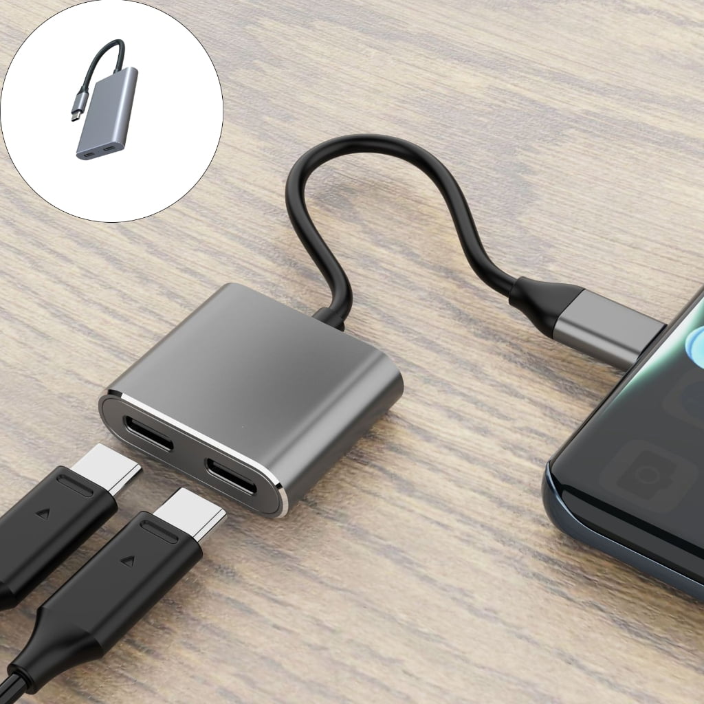 Aluminum USB C Hub Adapter Featuring 10Gbps Speed for 4K Video Experience PD100W Fast Charging AntiInterference Design