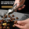 thumbnail image 2 of Chestnut Opener,Stainless Steel Walnut Chestnut Nut Shell Opener,Chestnut Cutter,Chestnut Peelers,Chestnut Nutcracker, Hand Tools Nut Clip Peeler, Multifunctional Nut Cracker Sheller Nut Opener, 2 of 9