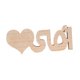 thumbnail image 5 of Decoraciones de madera BLESIY letrero de mesa colección Retro adorno recortado de madera para fiesta de cumpleaños boda San Valentín, 5 of 8