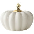 thumbnail image 1 of Shisuyan Ceramic Pumpkin Figurine Halloween Table Accent Ceramic Pumpkin Table Ornament, 1 of 1