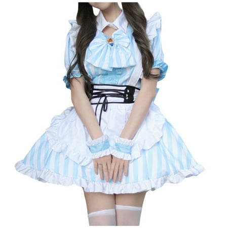 

Oktoberfest Sweet Plus Size Striped Outfit Bavarian Lolita Dress For Women Cloak Mens